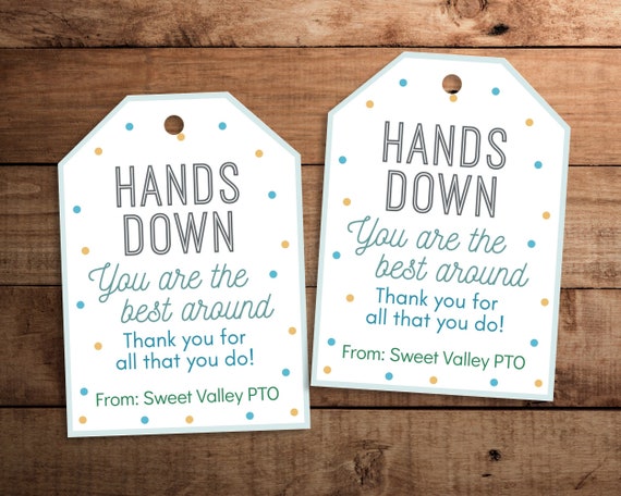 Printable Hand Sanitizer Gift Tag for Teacher Employee Staff - Etsy
