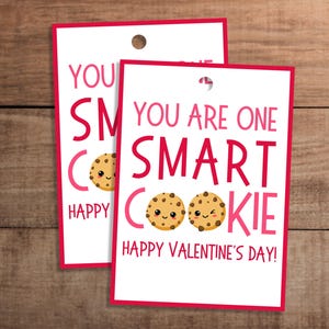Smart Cookie Valentinstag Geschenkanhänger zum Valentinstag, zum Schulanfang, zum Schulanfang, zum Schulanfang, zum Schulanfang, zum Schulanfang, zum Schulanfang