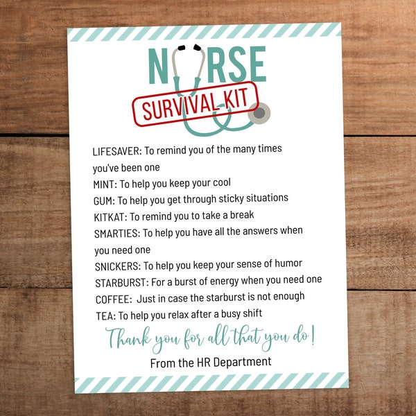 Nursing Survival Kit - Etsy