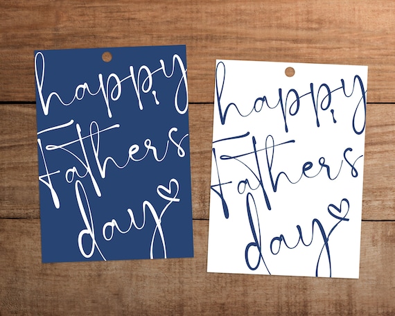Father's Day Gift Tag Printable - Etsy