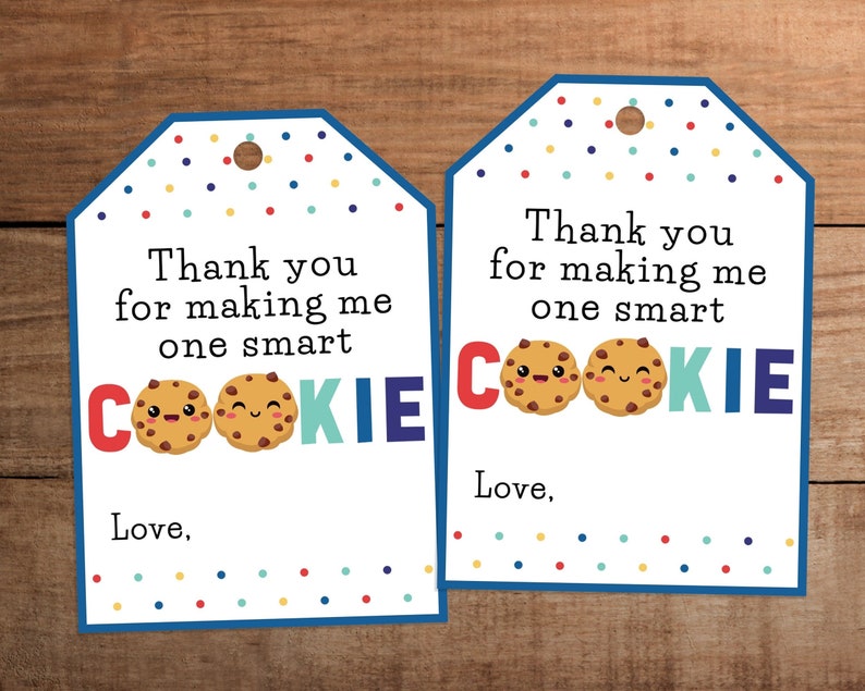 Teacher Appreciation Gift Tags Printable Thank You for Making Me One ...