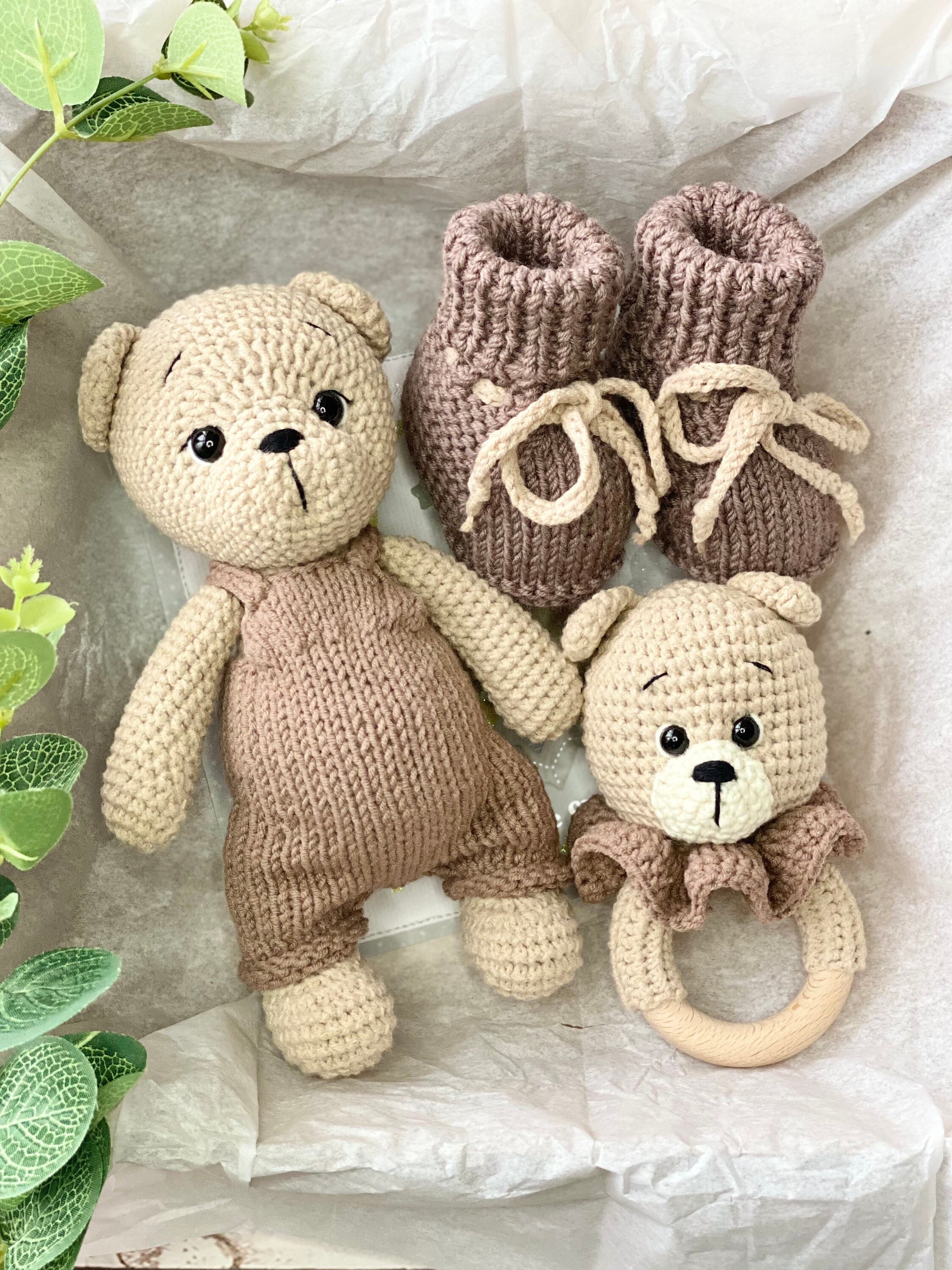 Bear baby deals booties