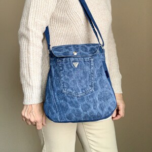 Crossbody Jean Bag Jean Shoulder Bag 