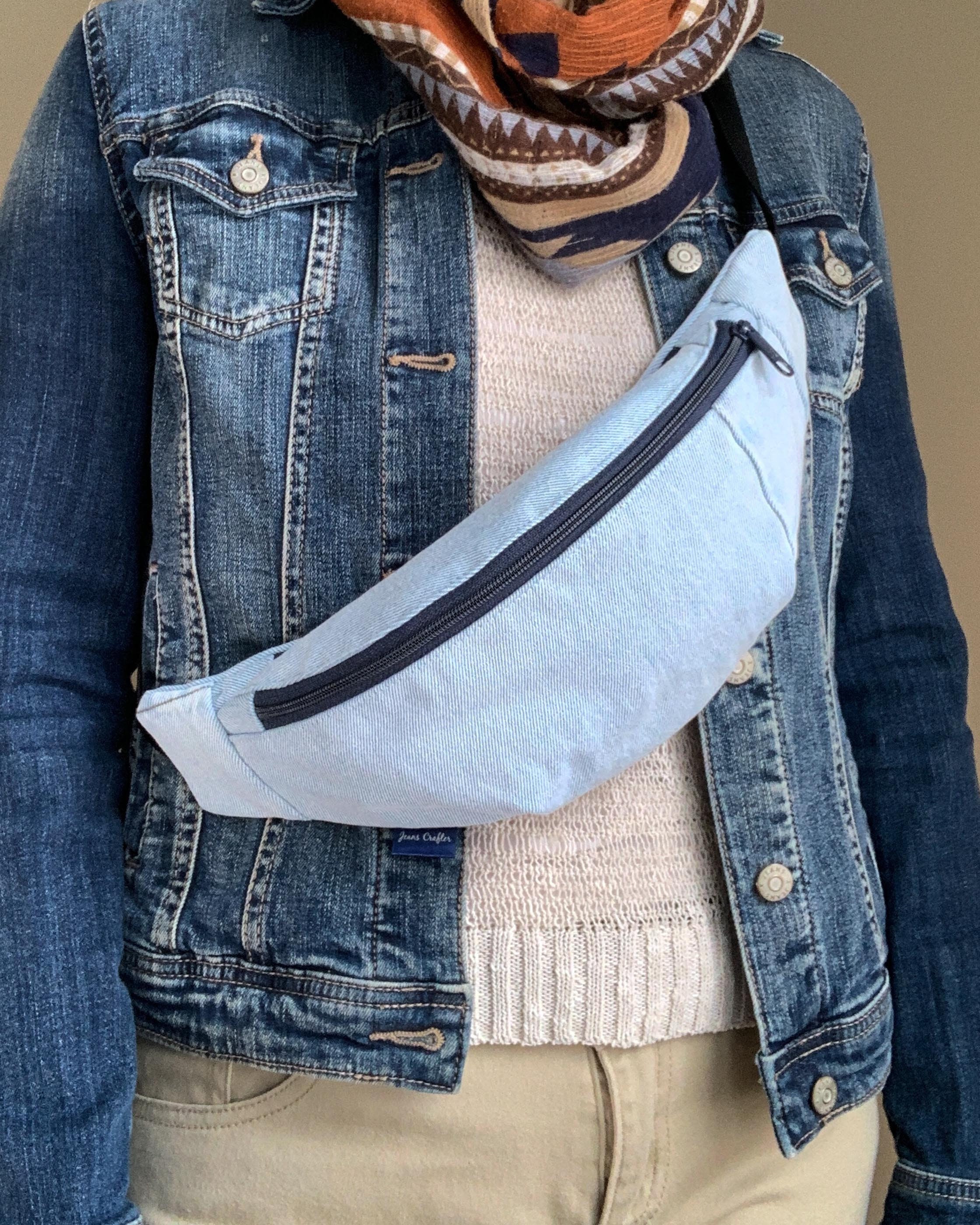 Jean Fanny Pack Etsy UK