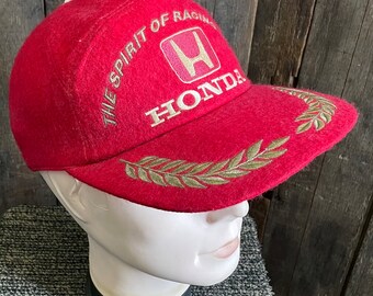 Vintage 90s Honda Racing Team Deadstock Podium Mesh Cap Formula 1