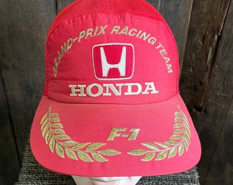 Vintage Honda F1 Grand Prix Racing Team Hats - Etsy