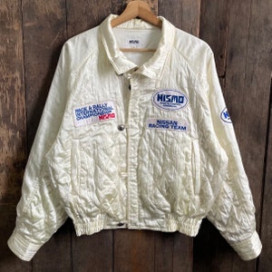 【激レア】80s NISSAN NISMO スタジャン 旧ロゴ Vintage Nissan Nismo Big Logo Racing Bomber Jacket - Etsy