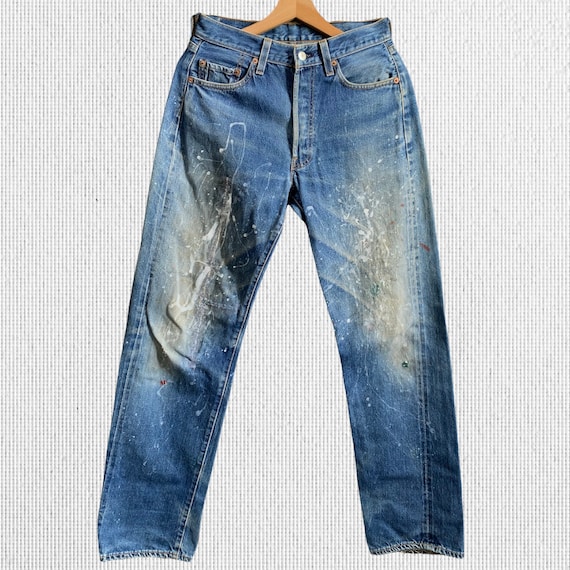 Vintage Levis 501 Big(e) 555 Distressed Denim Jeans - Etsy Vintage Levis 501 Big(e) 555 Distressed Denim Jeans - Etsy
