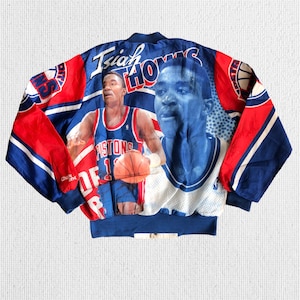 Vintage 90’s Detroit Piston Isiah Homas Light Jacket