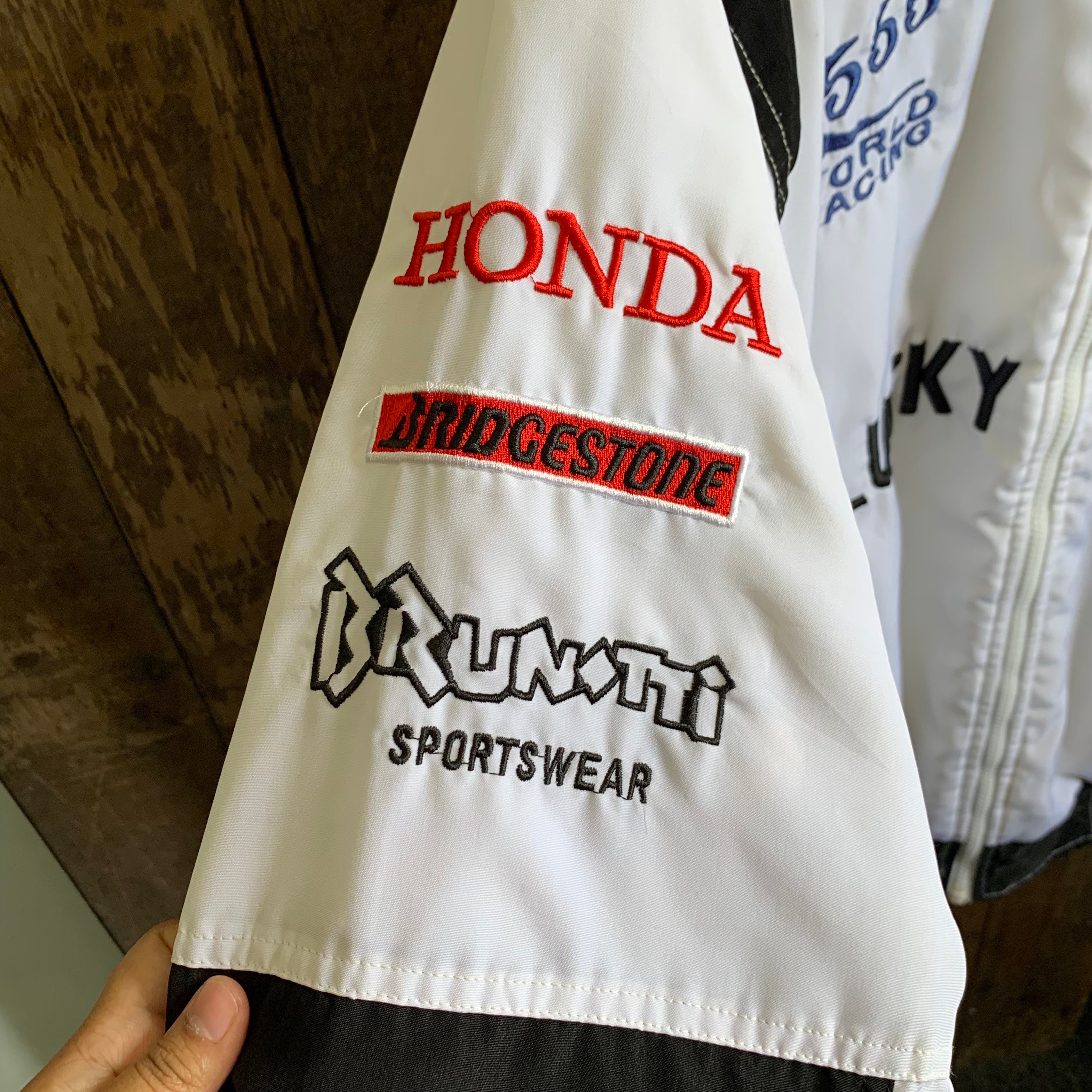 Vintage Honda Lucky Strike Bomber Jacket - Etsy