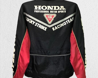 Honda Lucky Strike レーシングジャケット 未使用 dj honda - 美品HondaBAR Lucky Strike 555 中綿レーシングジャケット