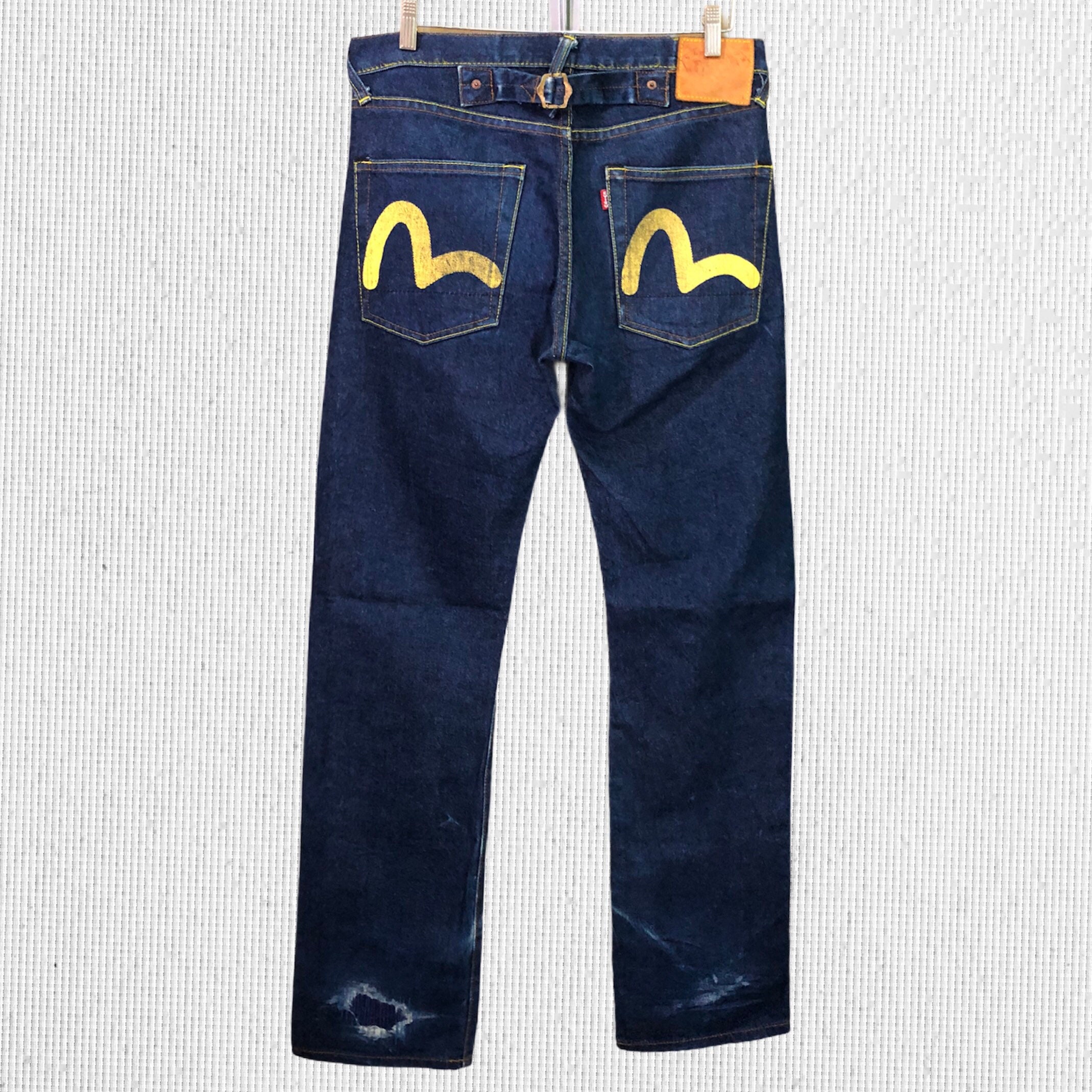 Evisu Denim Jeans - Etsy
