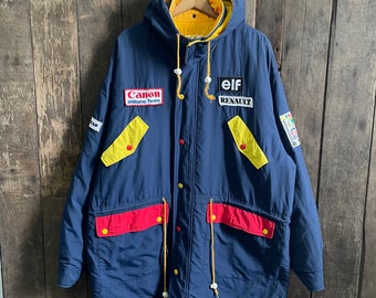 Vtg Canon Williams F1 World Championship Team Racing Jacket