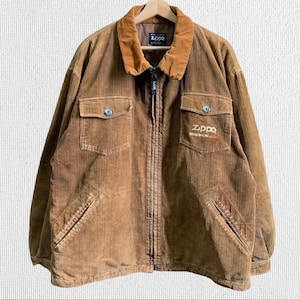 Vintage Zippo Corduroi Zipper Jacket