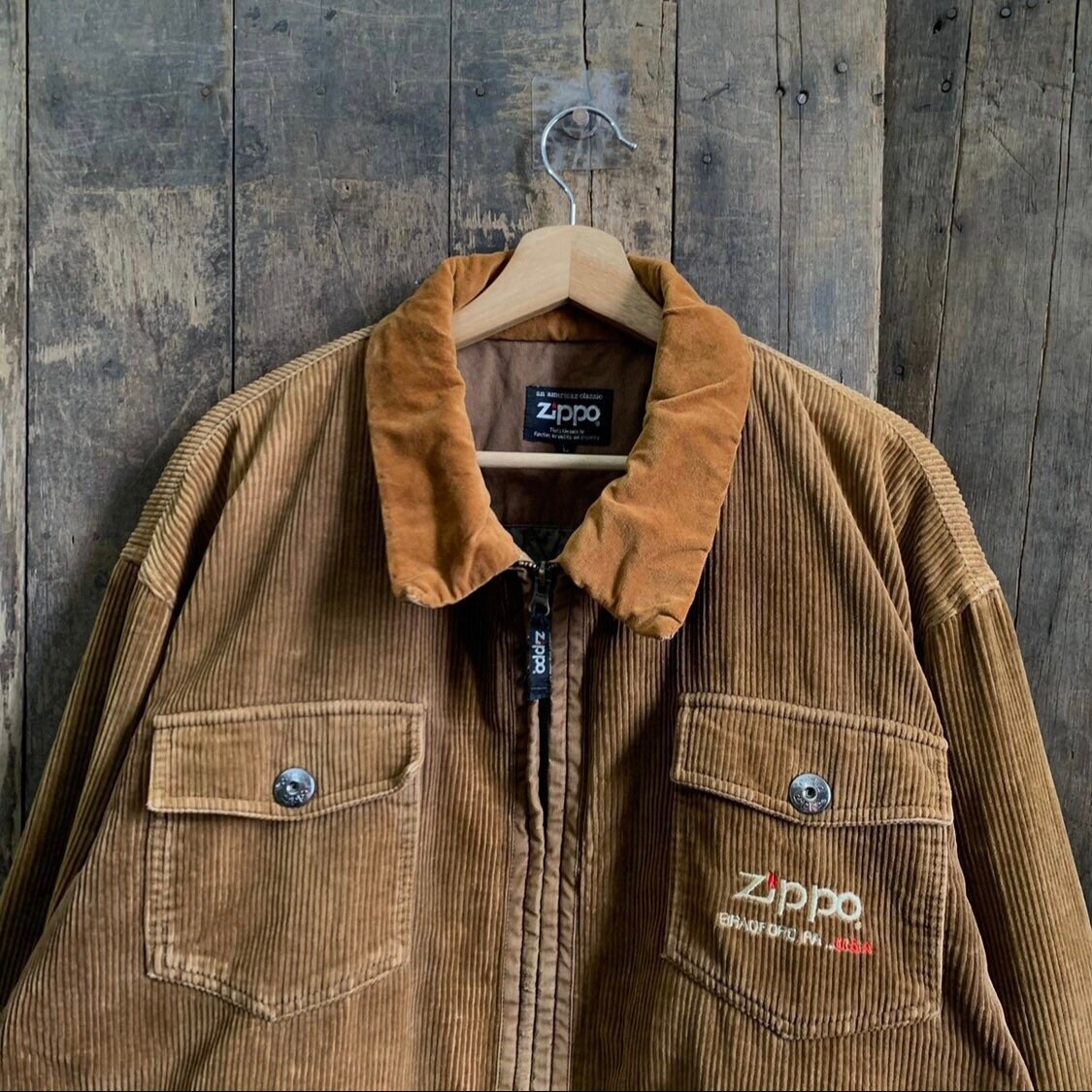 Vintage Zippo Corduroi Zipper Jacket - Etsy