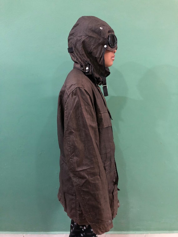 Vintage Distressed C.p.company Lino Flax Goggle Jacket - Etsy Vintage Distressed C.p.company Lino Flax Goggle Jacket - Etsy