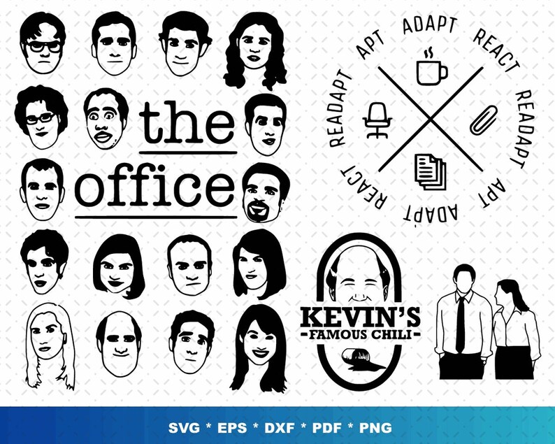 Download 100 The Office Tv Show Svg Bundle 2.0 The Office Poster | Etsy