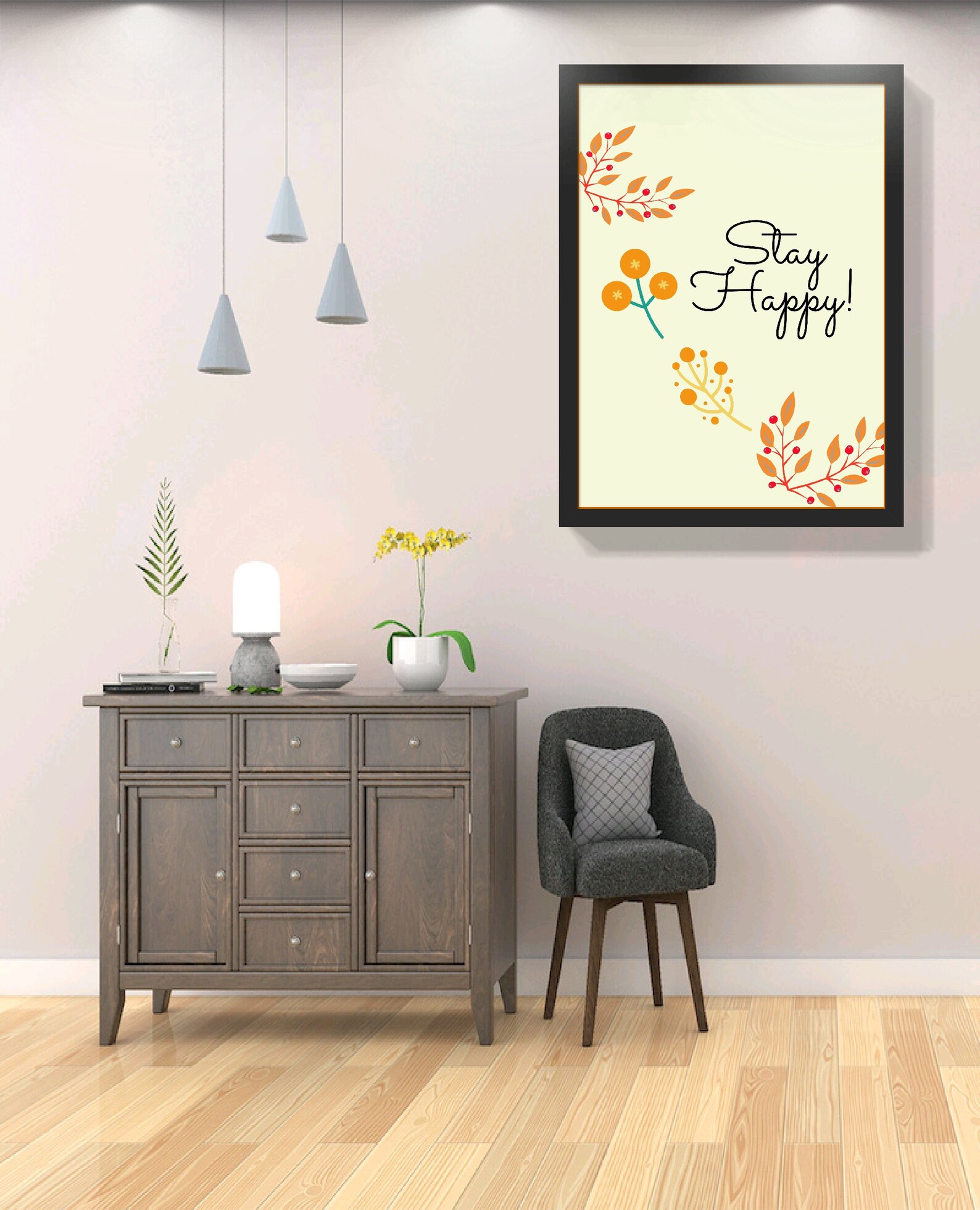 Orange Printable Wall Art Set of 2 With Quotes Design Bathroom | Etsy