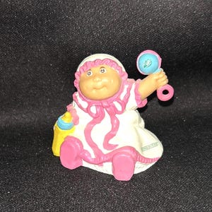 Vintage 1984 CPK Figurine: 2" Cabbage Patch Kid Cake Topper
