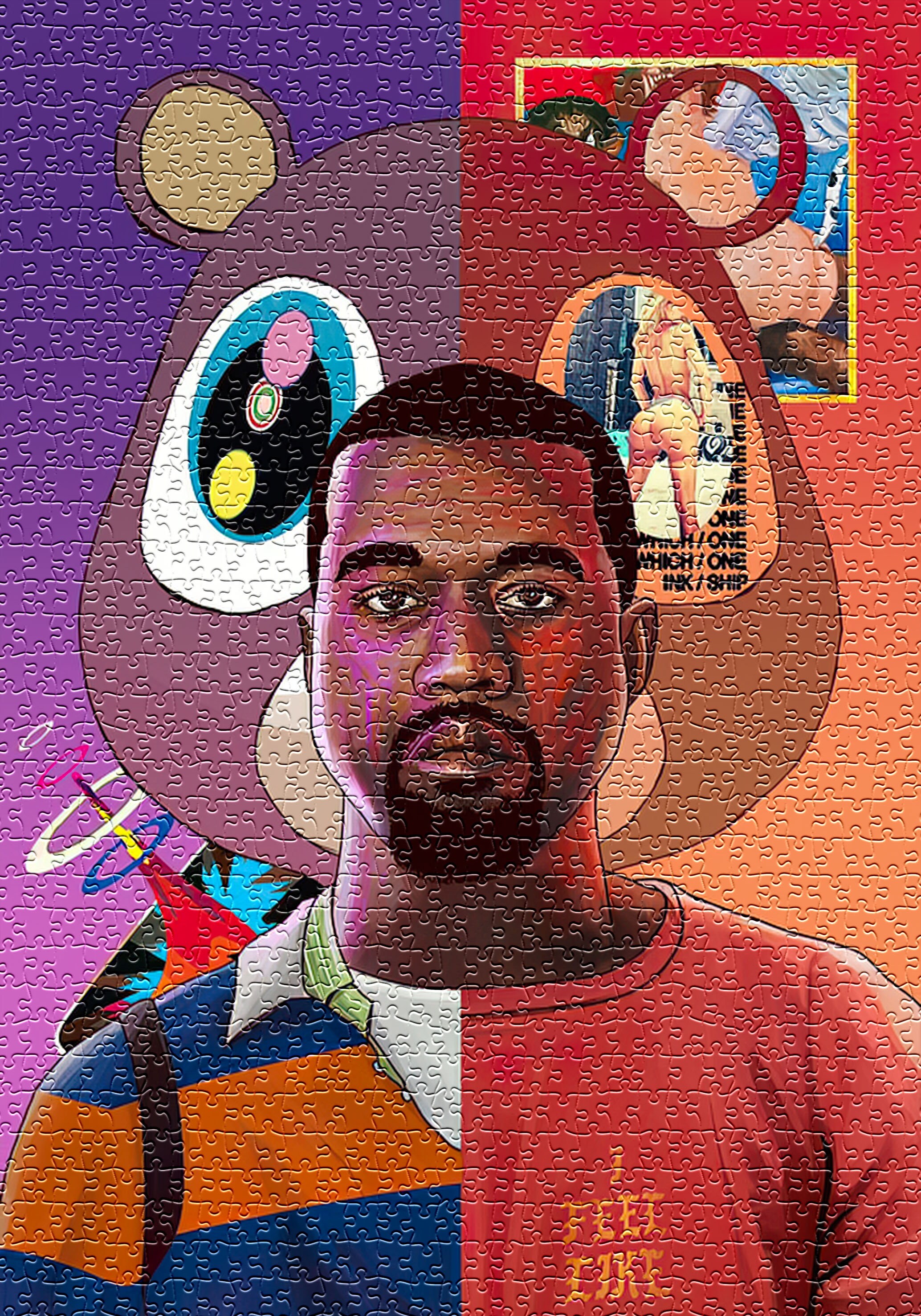 Kanye West 1000 Piece Jigsaw Puzzle Premium Jigsaw Puzzle Etsy