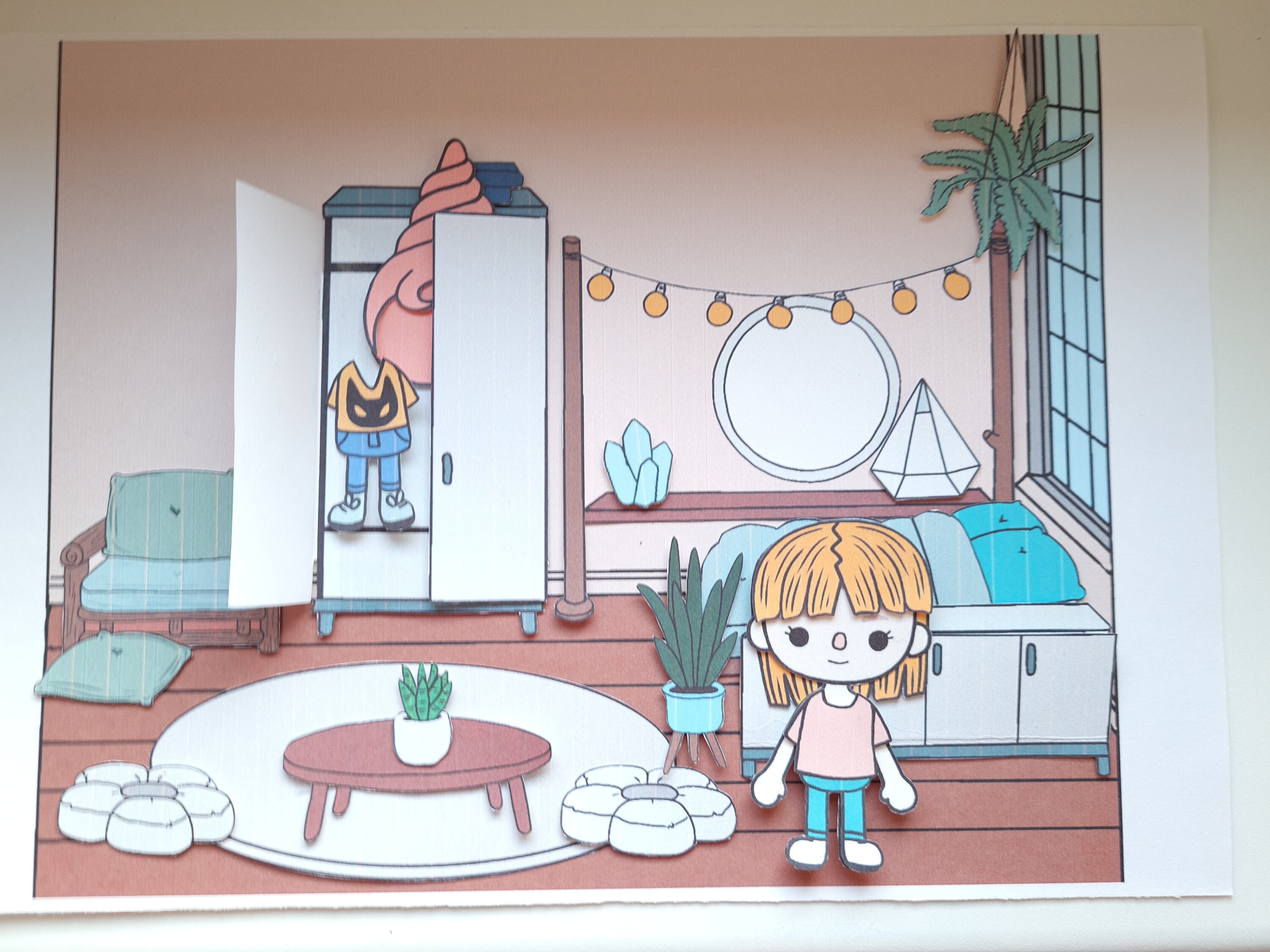 Toca Boca Bedroom / Toca Toca Papercraft / Quiet Book Pages / Etsy