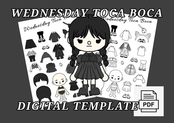 Toca boca Invitation Customizable Template Instant Download