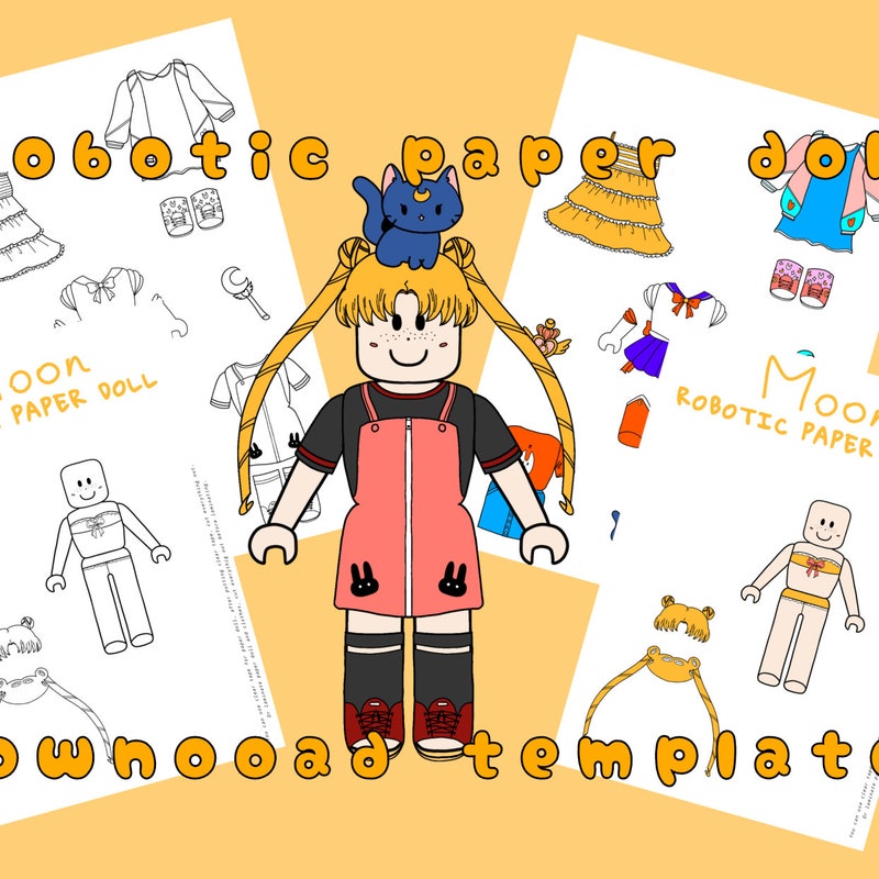 Forsaken Roblox Paper Doll Template C00lkidd Papercraft - Etsy New Zealand
