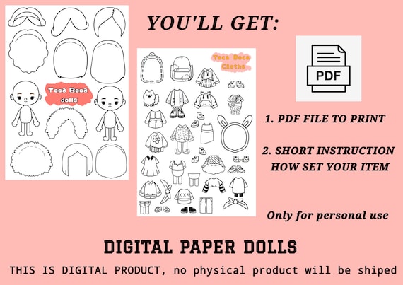 Toca Boca Paper Doll Ideas - Apps on Google Play