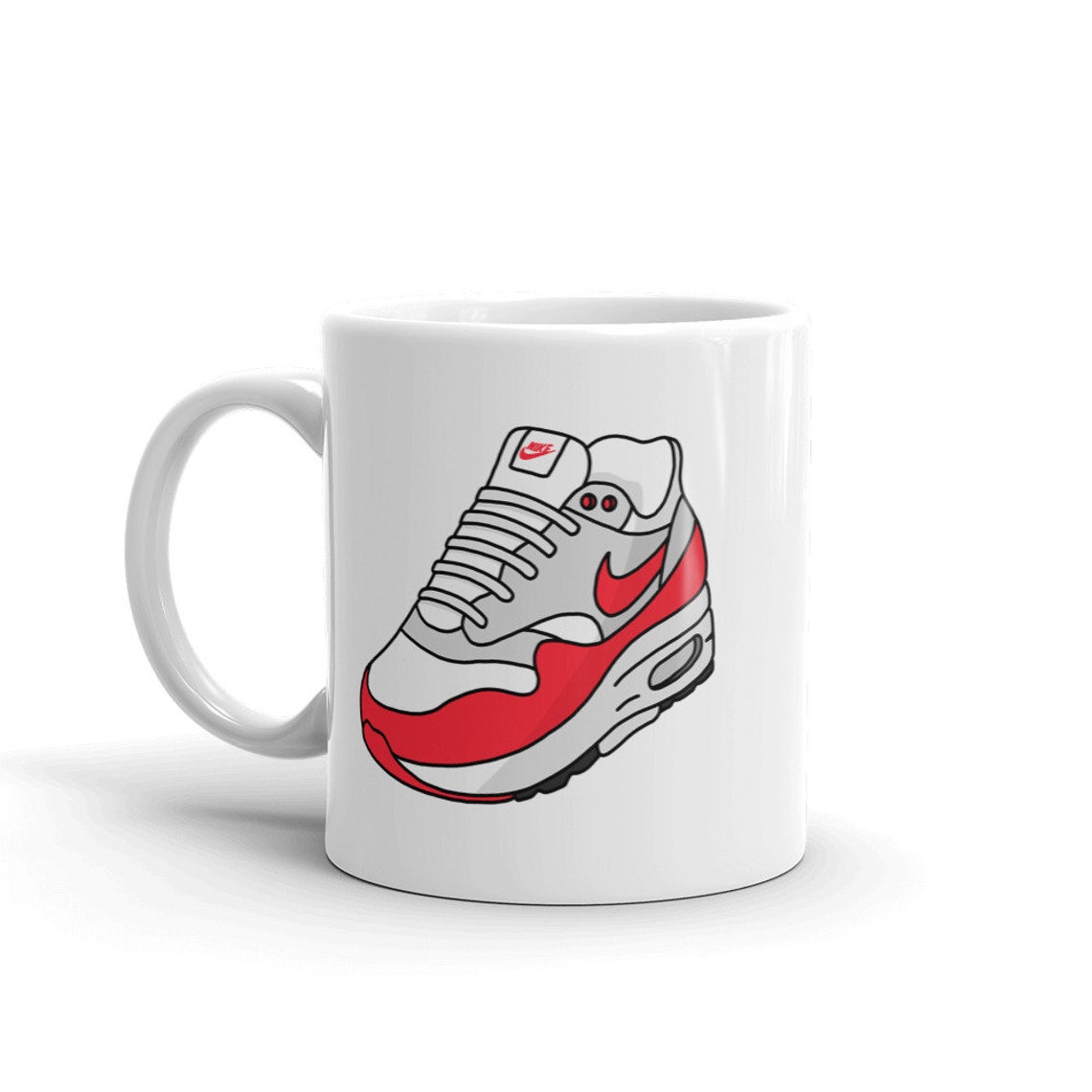 Taza Sneakers Cartoon Nike Air Max Anniversary Red | Etsy