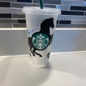 Horse Starbucks cup