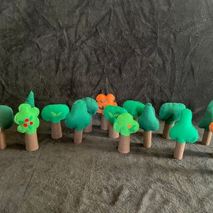 Felt okay trees
