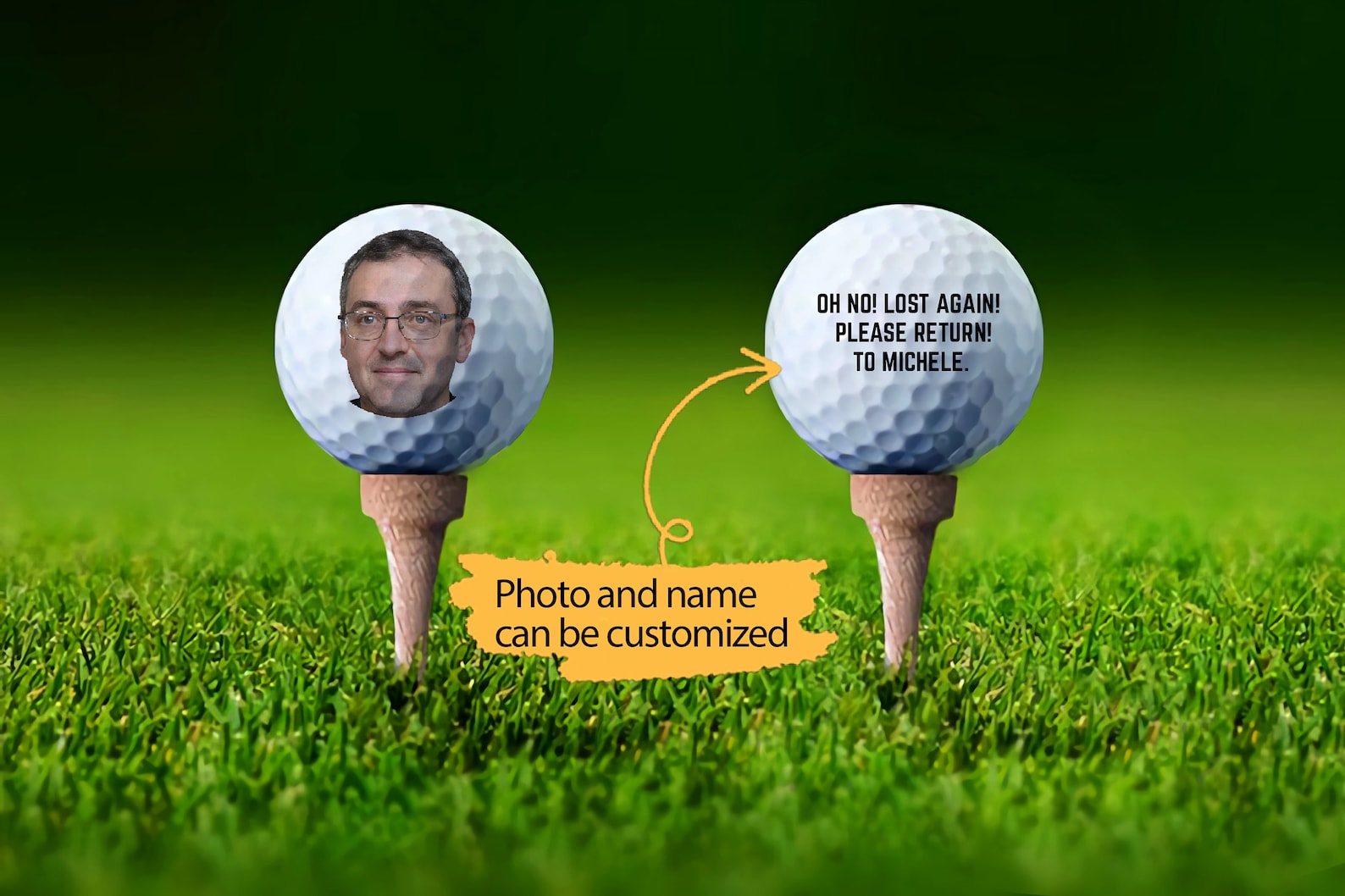 Personalized Please Return Lost Golf Balls Golf Ball With Etsy