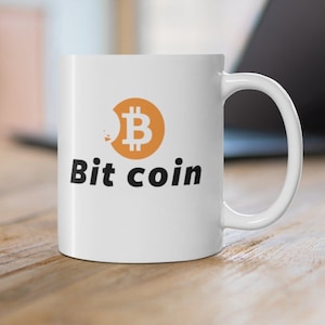 Funny Bitcoin Crypto Coffee Mug 11oz / Bit coin / Bitcoin Gift / Cryptocurrency Gift /  Digital Currency / Crypto Bite / Blockchain
