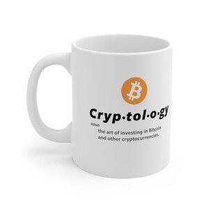 Cryptology / Bitcoin Cryptocurrency / Bitcoin Gift / Cryptocurrency Mug  / Crypto Gift