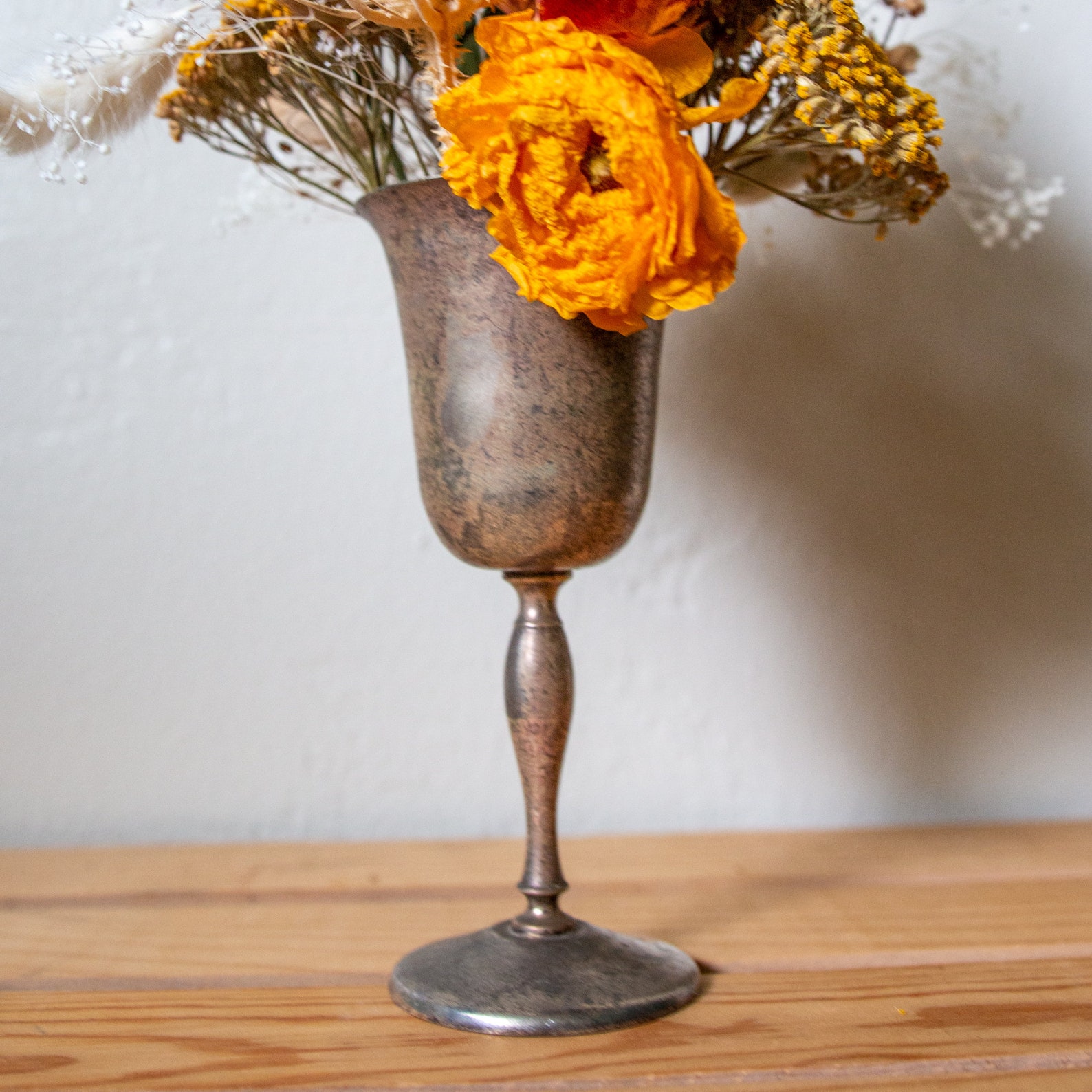 Small dried flowers arrangement bud vase flowers sun Etsy