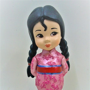 Ready To Ship  Baby Mulan cake topper, Princess Birthday themed party, Baby Mulan, Princess Birthday cake topper