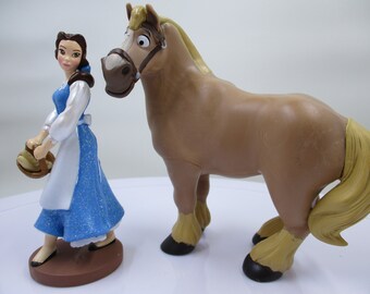 Princess Belle Cake Topper Set, Beauty and the Beast Party