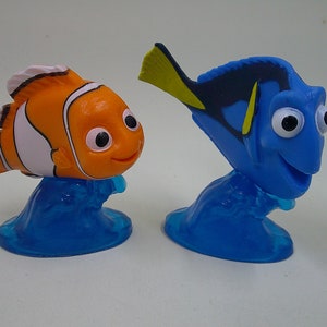 Ready To Ship Finding Nemo themed cake topper, Birthday Party Cake topper Pick up the set you need.