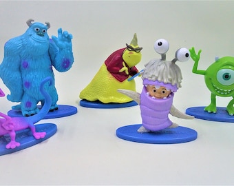 Adornos para tartas de Monstruos S.A., decoración para fiestas de cumpleaños