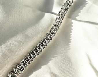 Chainmaille Bracelet - Stainless Steel Persian Weave | Chainmaille Jewelry