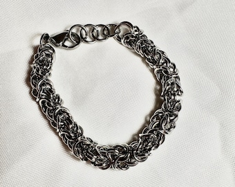 Chainmaille Bracelet - Stainless Steel Byzantine | Chainmaille Jewelry
