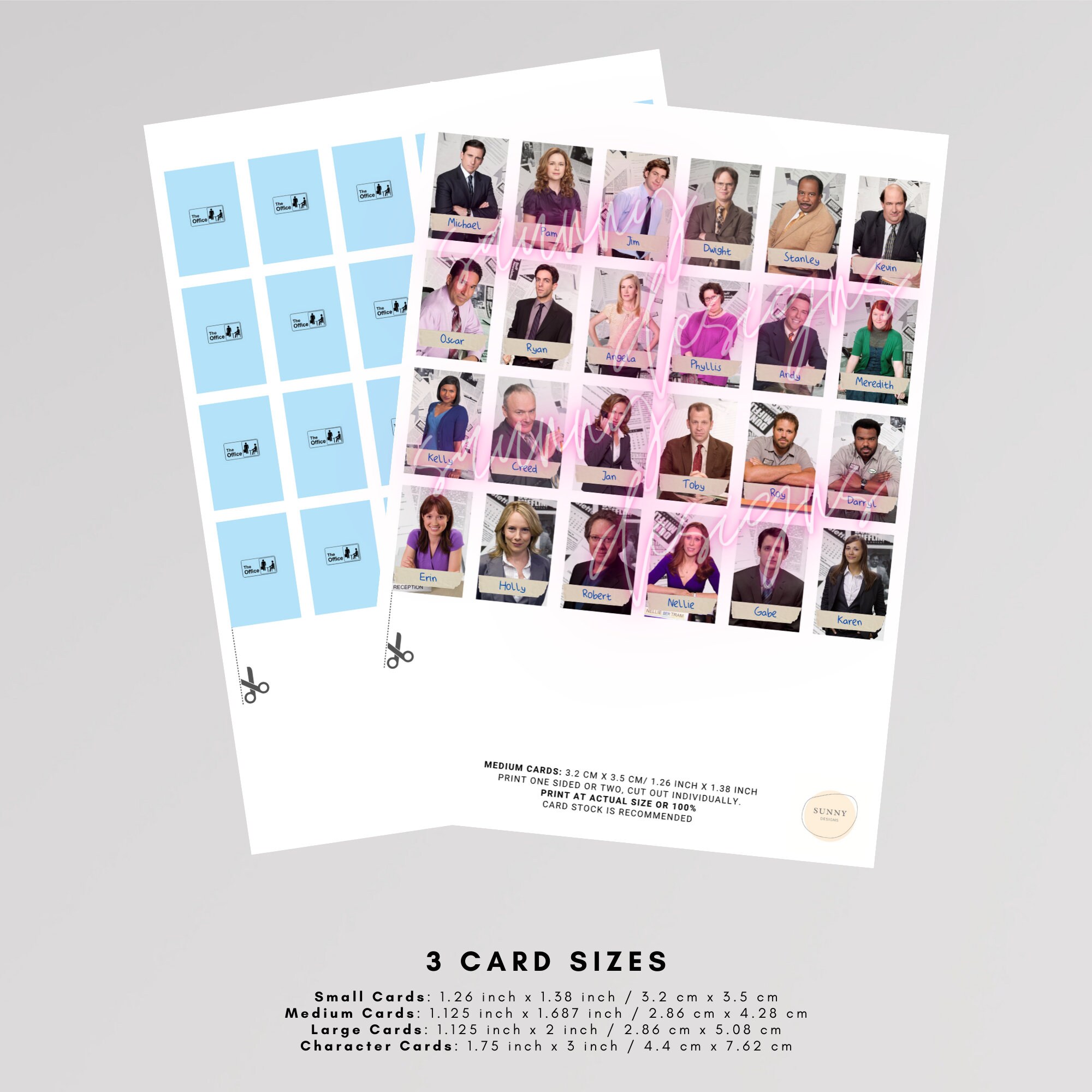 The Office Guess Guess Who Cards Printable Guess Who Game | Etsy