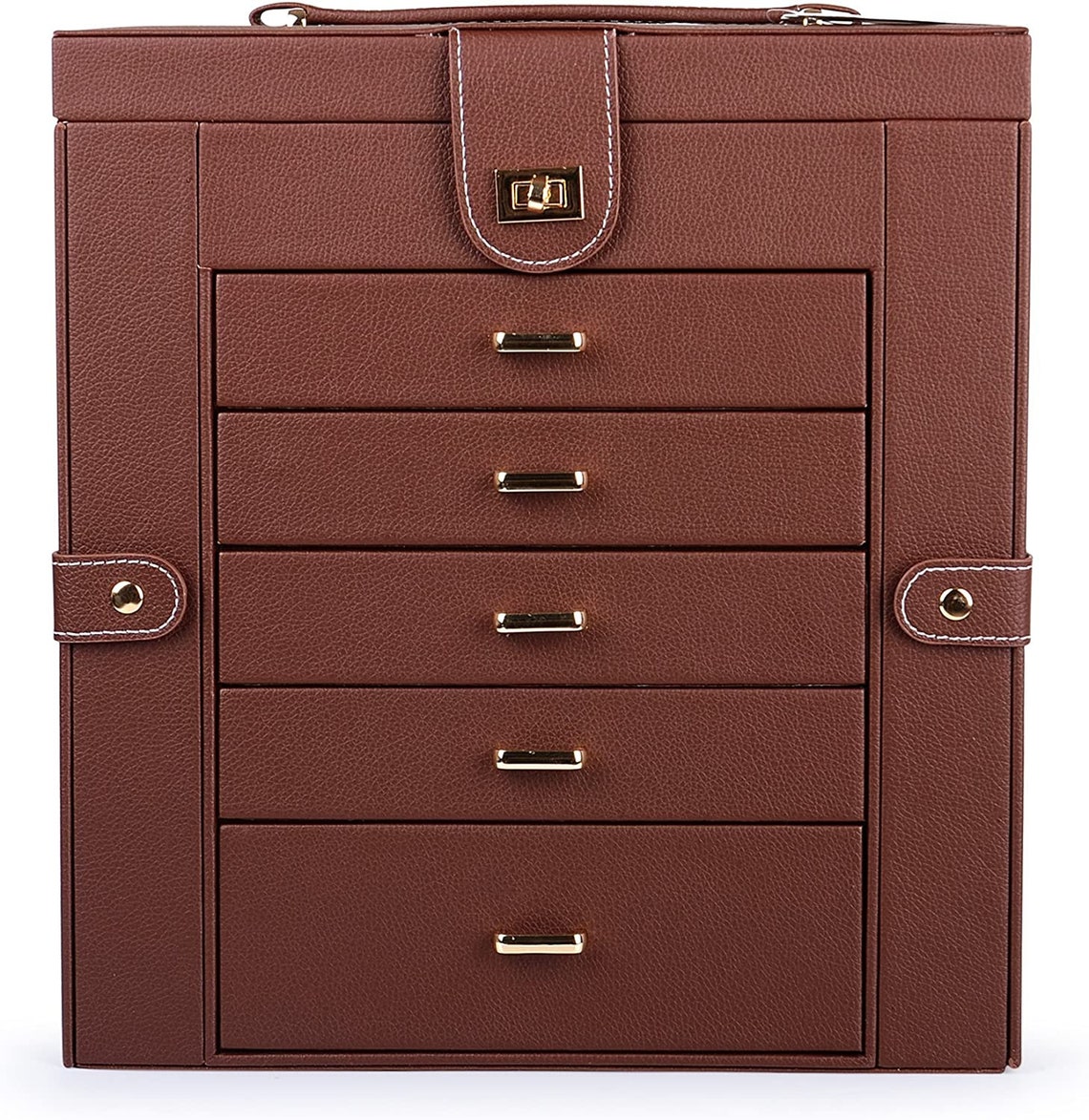 Jewelry Box for Women Leather Jewelry Boxes Huge Leather Etsy