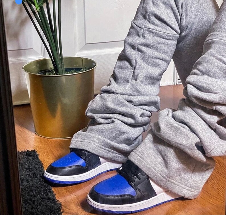 Stacked Sweatpants | Etsy
