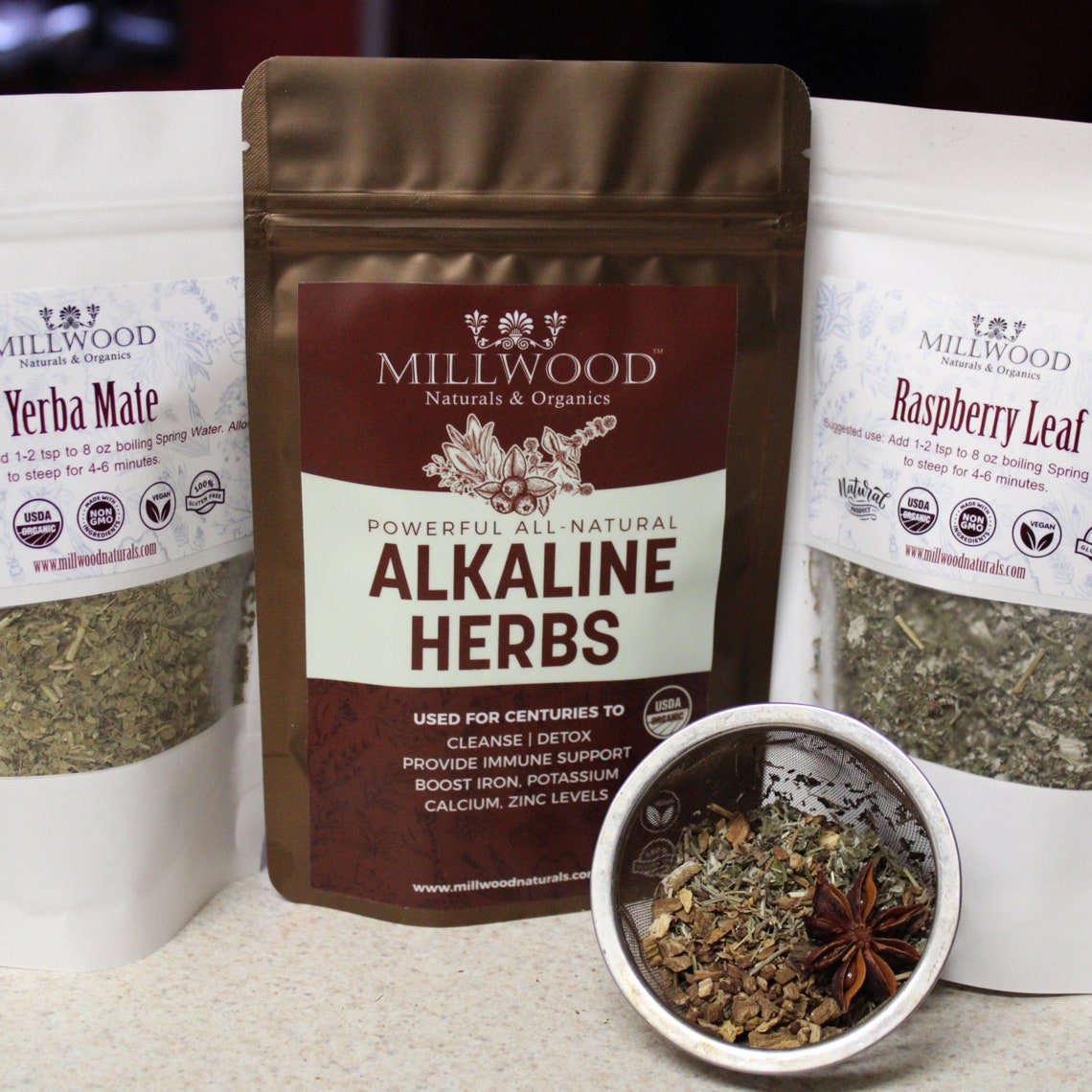 Alkaline Herbs Organic Herbs Energy Health Loose Tea Etsy