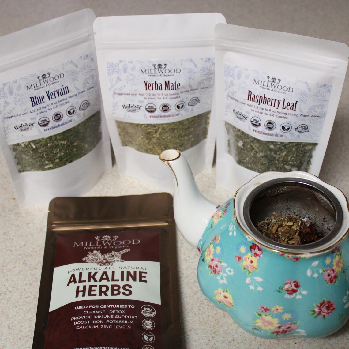 Alkaline Herbs Organic Herbs Energy Health Loose Tea Etsy