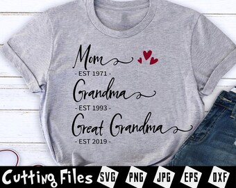 Download Mom Est Svg Etsy