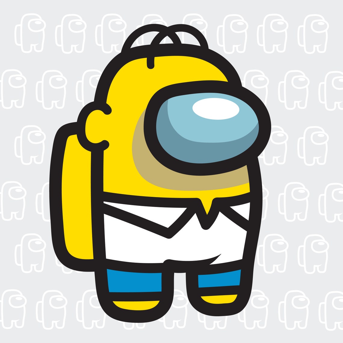 The Simpsons Among us custom svg files for cricut Trending Etsy