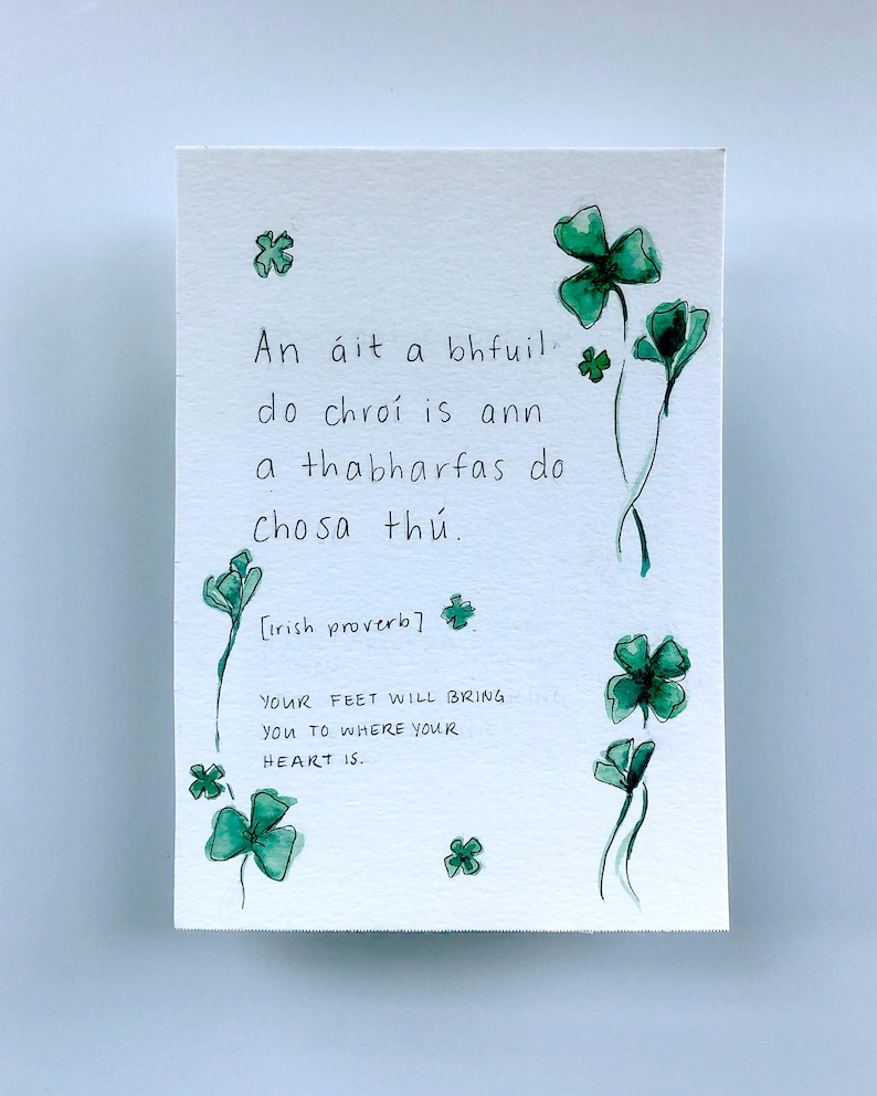 Irish Blessing Wall Art Digital Print Irish Proverb Etsy