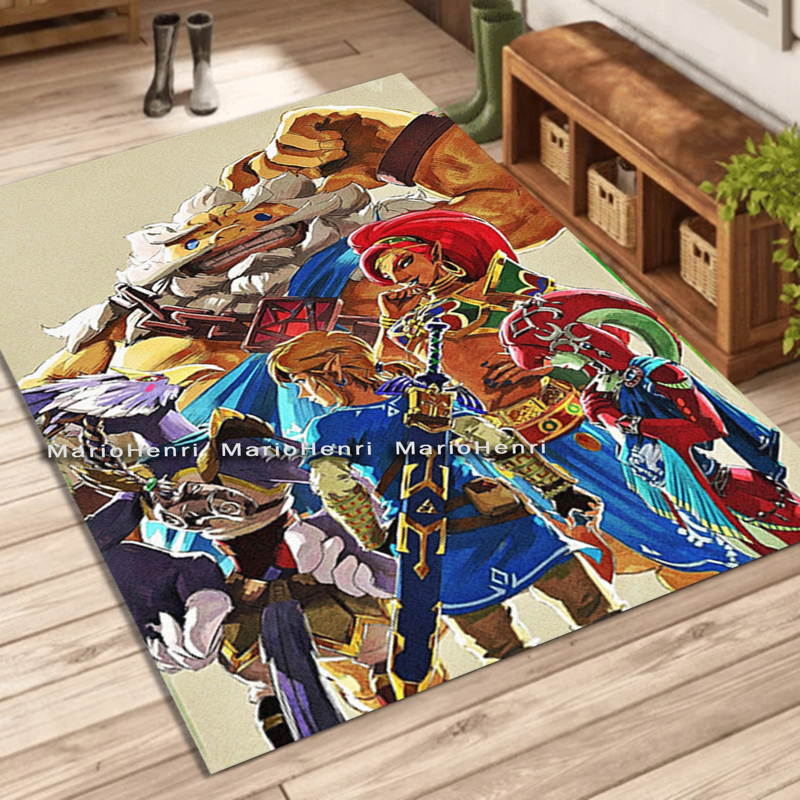 Legend of zelda Rug Zelda Gaming Nintendo Video game Game Etsy